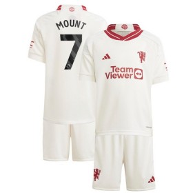 Koszulka Manchester United Mount 7 Dziecięcy Trzeci 2023-24 Koszulki Piłkarskie Krótki Rękaw